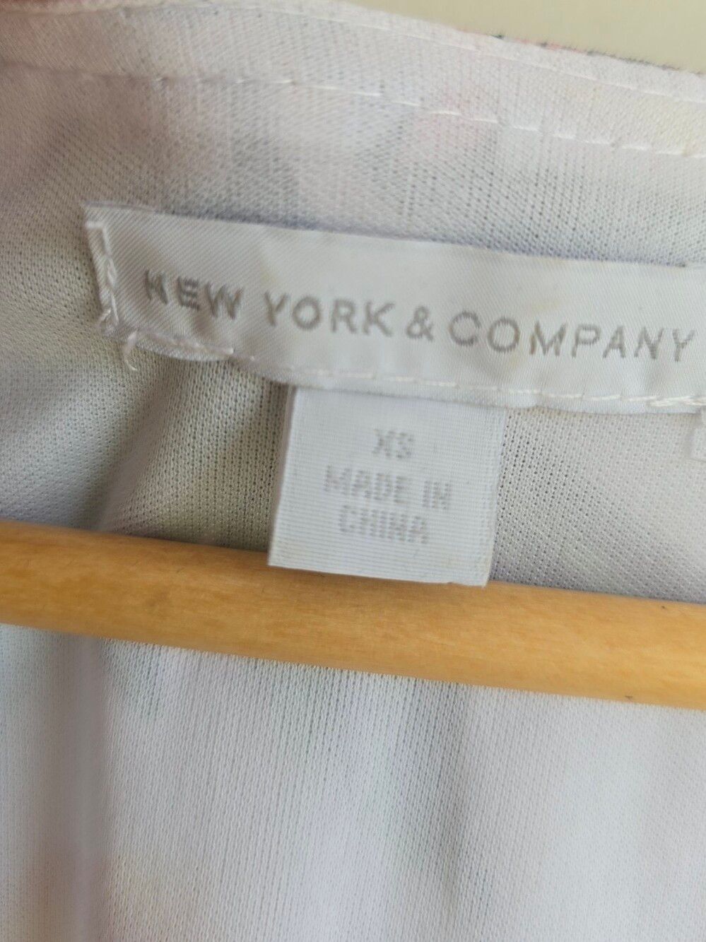 New York & Company Lemon Print Wrap High Low Dress Size XS - Picture 5 of 5